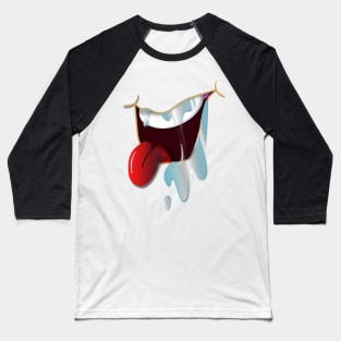 Drooling Smile Baseball T-Shirt